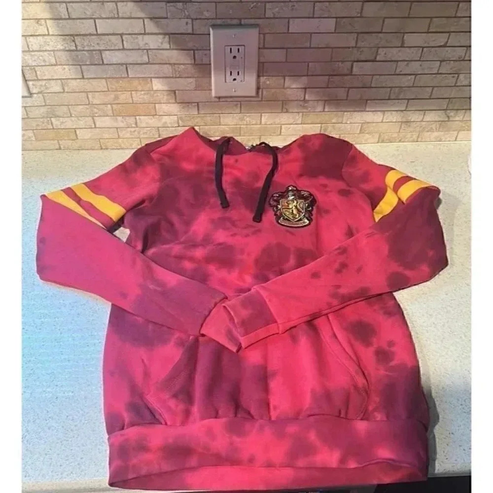Rare Hot topic out of stock gryffindor‎ tie dye hoodie